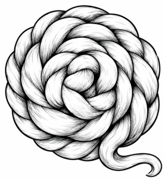 Polwarth Kammzug 100 g | 100 % Wolle zum Spinnen, Färben & Filzen